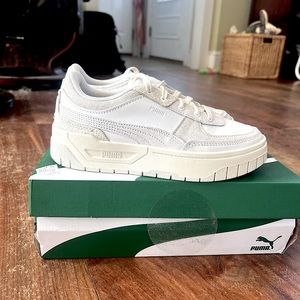 PUMA Cali Dream Thrifted platform sneaker white size 7 EUC